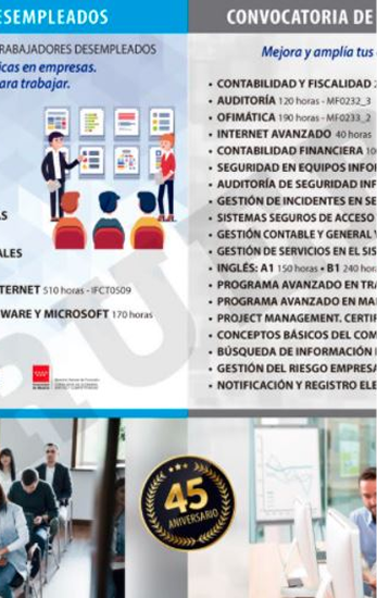 Cursos gratuitos para Desempleados y trabajadores ocupados en Torrejón de Ardoz 3
